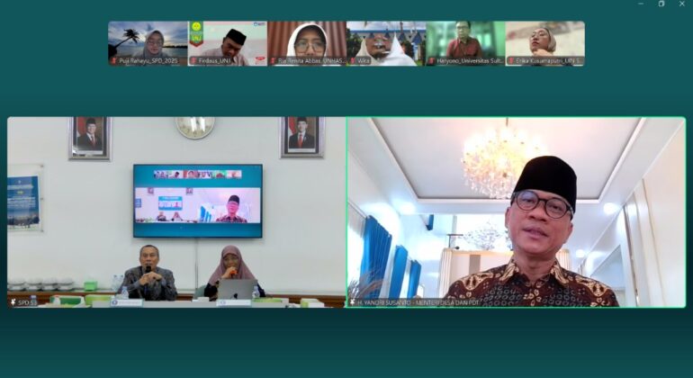 Menteri Desa dan Pembangunan Daerah Tertinggal, Yandri Susanto